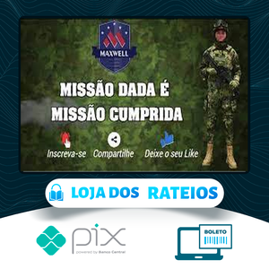 Pré Militar de Português e Inglês - Maxwell